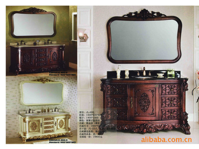 【健隆家居JL-693 ,實木浴室柜,仿古浴室柜,歐式浴室柜】價格,廠家,圖片,浴室柜,北京古木健隆木業(yè)-